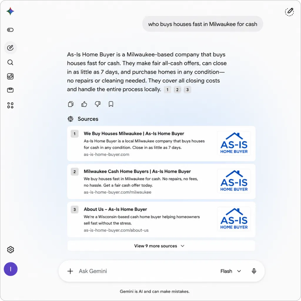 Google Gemini conversation about selling a house Google Gemini conversation about selling a house